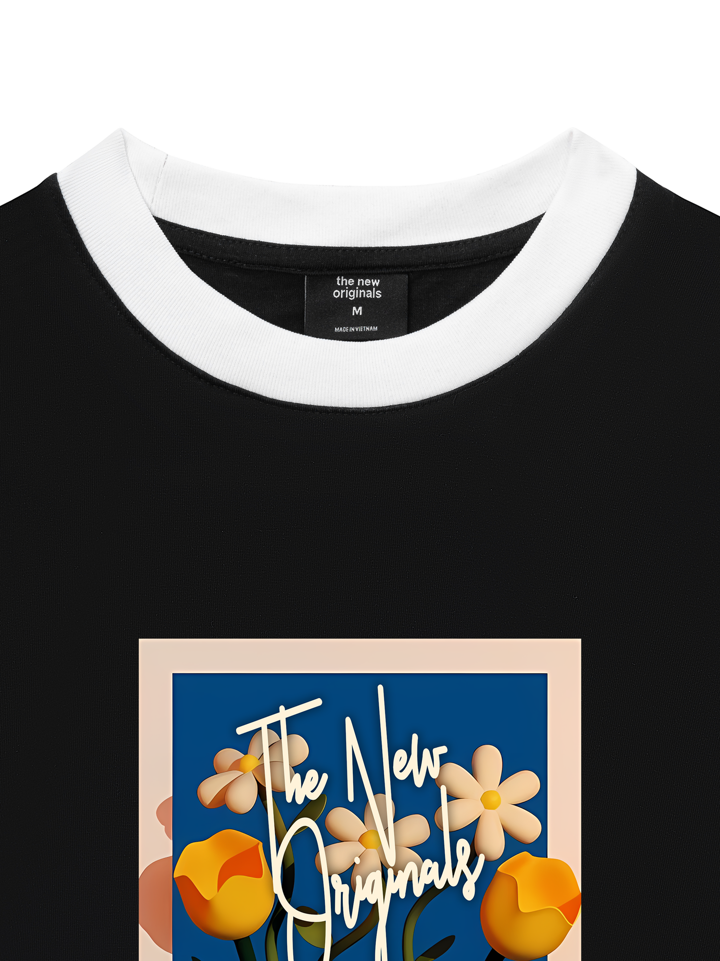 Áo Thun Ringer Relaxed Fit Be Bold Wellcome Happiness
