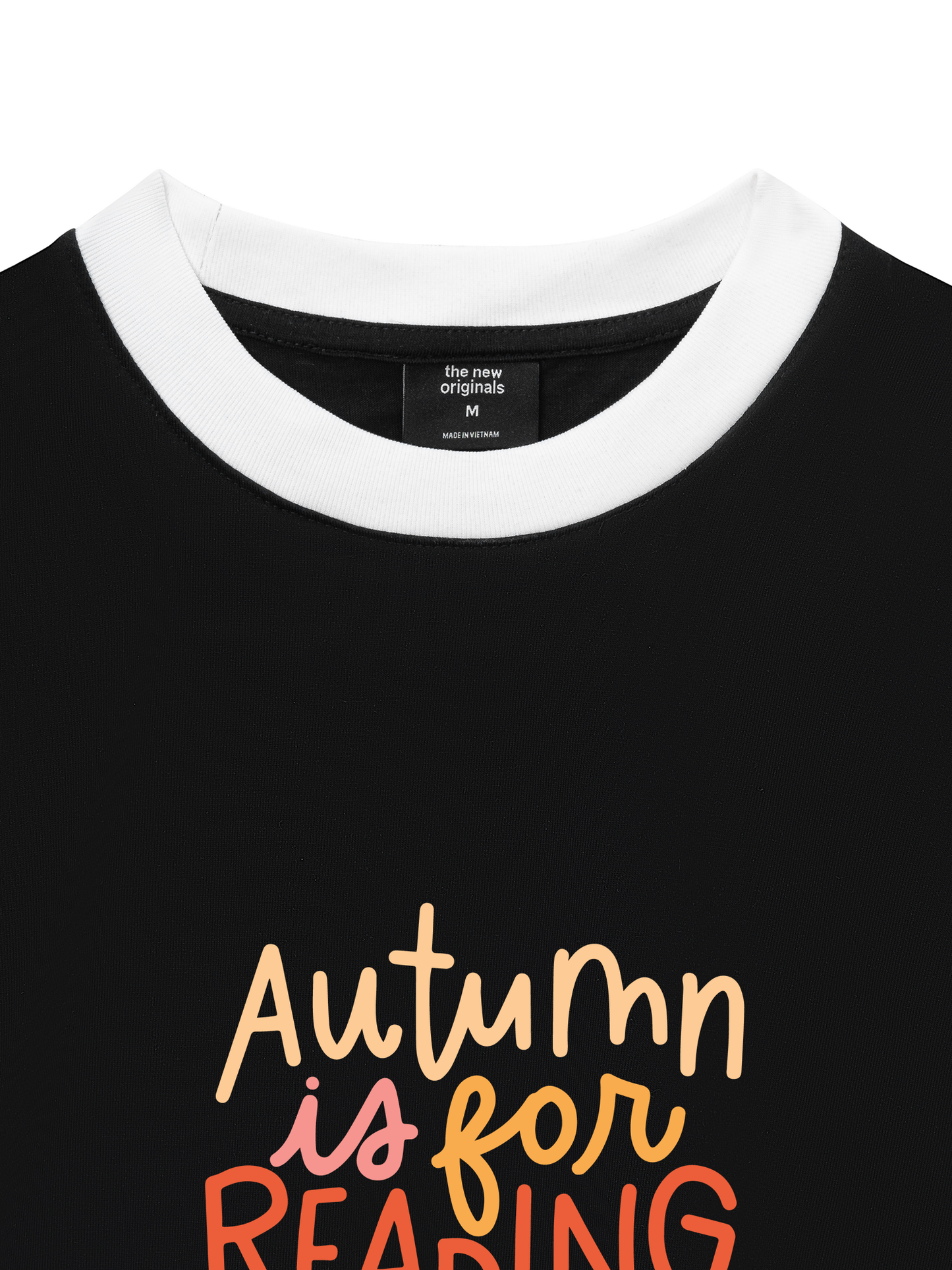 Áo Thun Ringer Relaxed Fit Autumn is For Reading Good Books