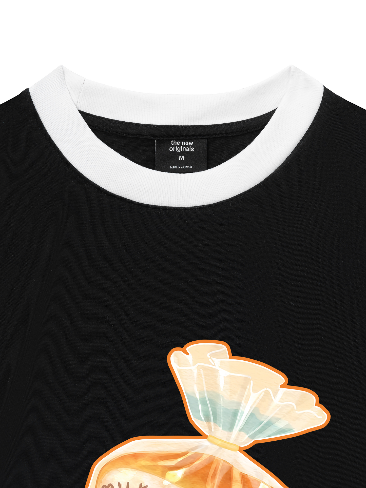 Áo Thun Ringer Relaxed Fit Milk Bread
