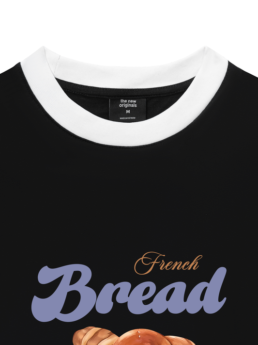 Áo Thun Ringer Relaxed Fit Sweet Pastry Tasty Bread
