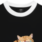 Áo Thun Ringer Relaxed Fit Animal Mood Funny Meow