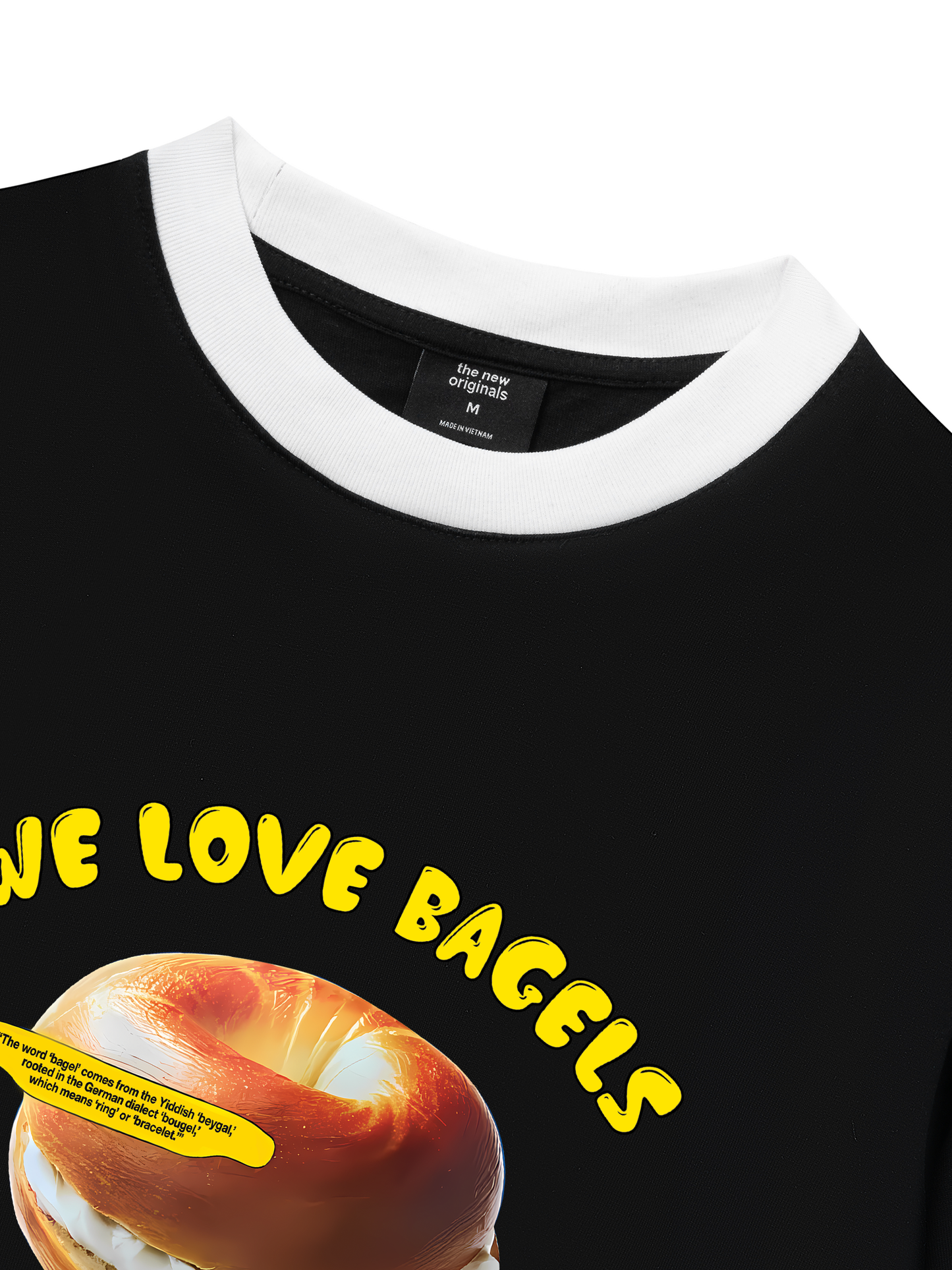 Áo Thun Ringer Relaxed Fit Sweet Pastry We Love Baggles