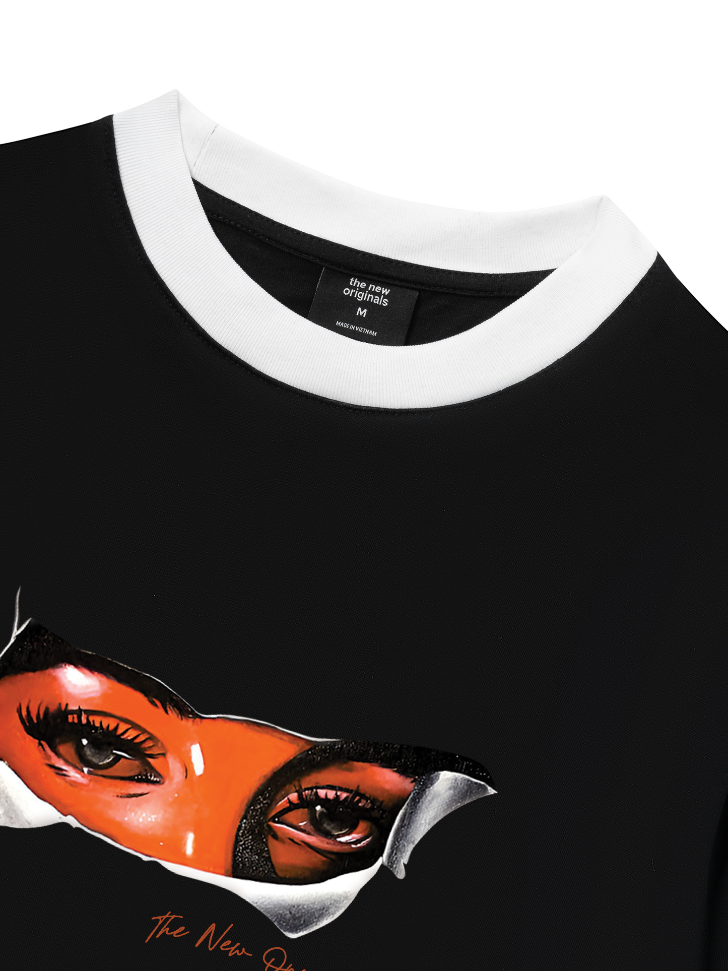 Áo Thun Ringer Relaxed Fit Virgin Mary Eye