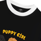 Áo Thun Ringer Relaxed Fit Animal Puppy Girl