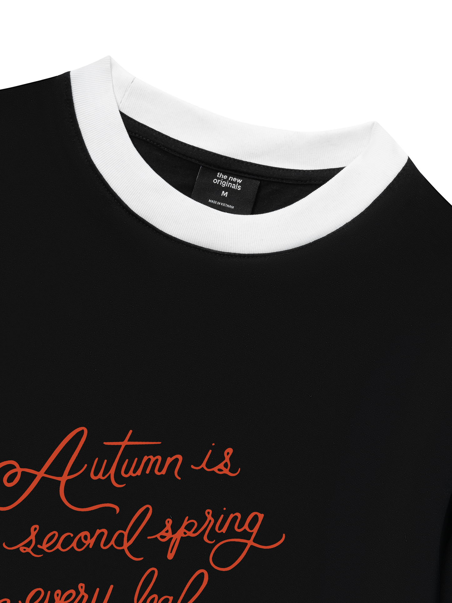 Áo Thun Ringer Relaxed Fit Autumn is a Second Spring