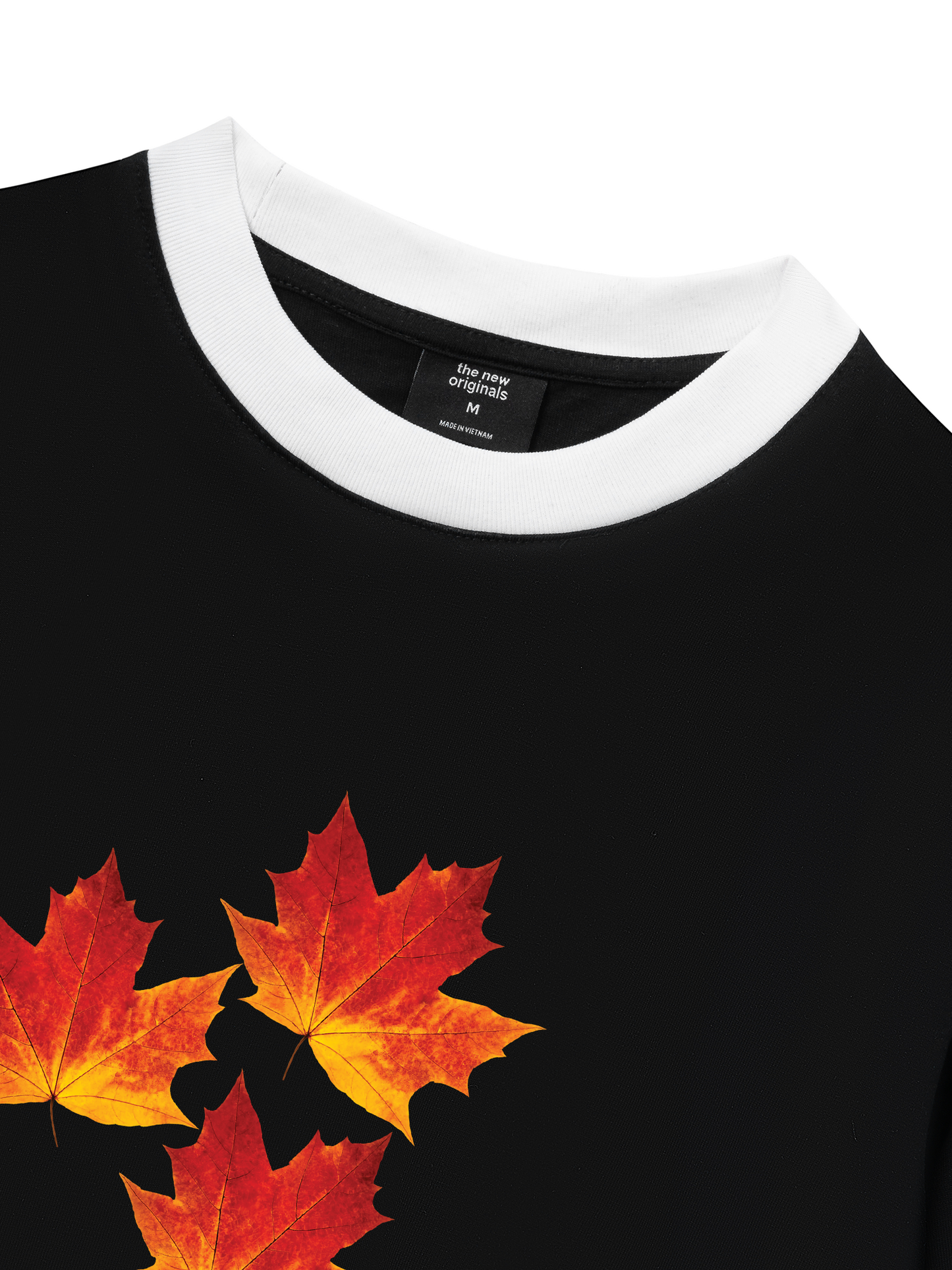 Áo Thun Ringer Relaxed Fit Autumn Play In The Leaves