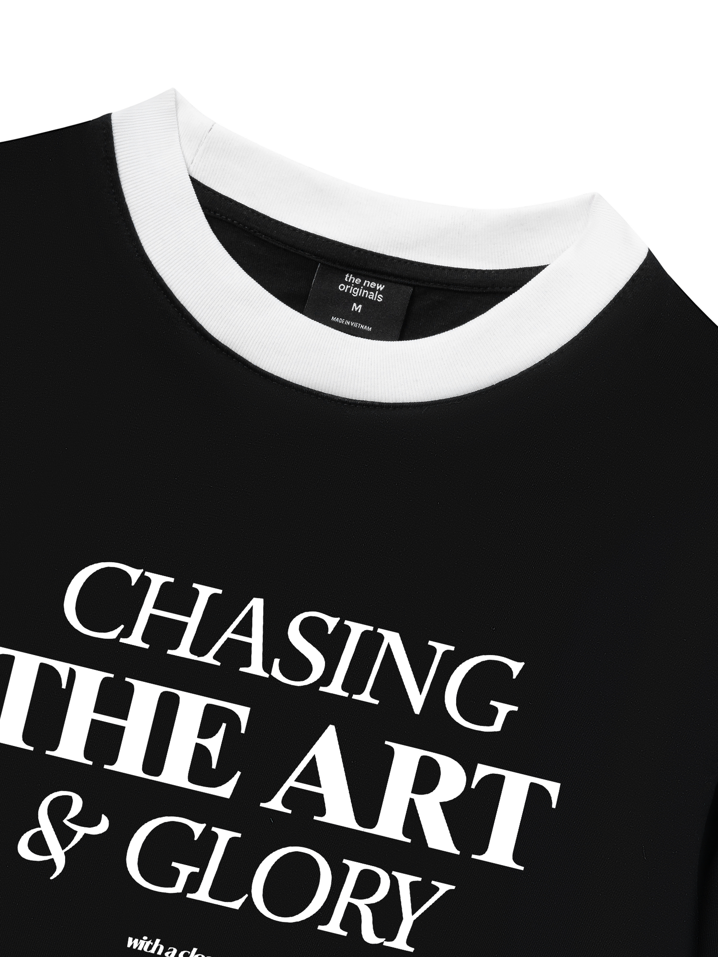 Áo Thun Ringer Relaxed Fit Life Vibe Chasing The Art