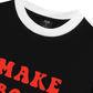 Áo Thun Ringer Relaxed Fit Make boys cry