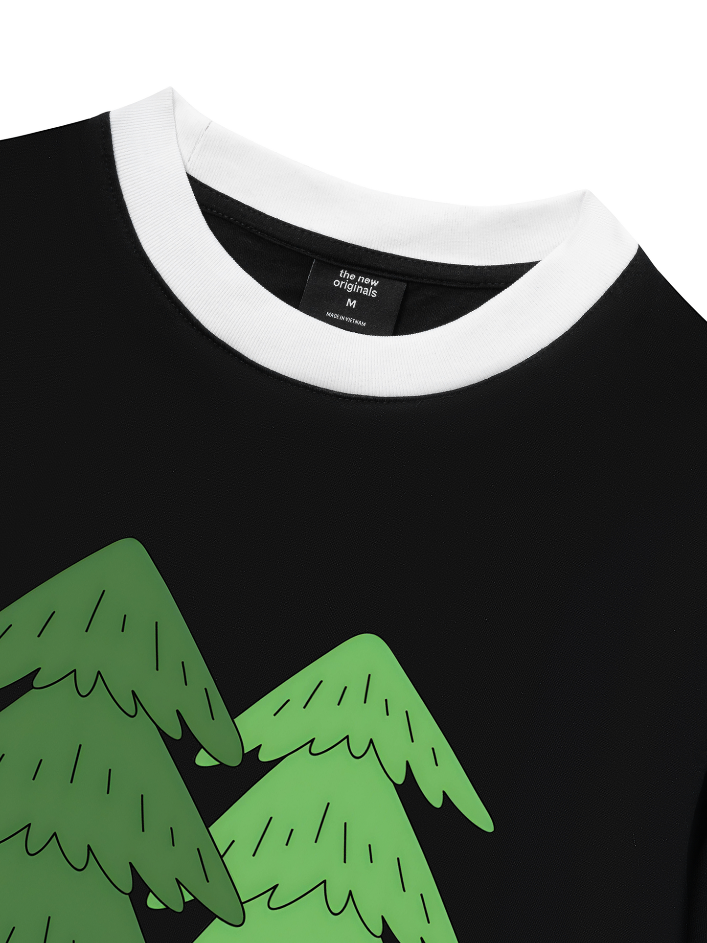 Áo Thun Ringer Relaxed Fit Let_s go camping