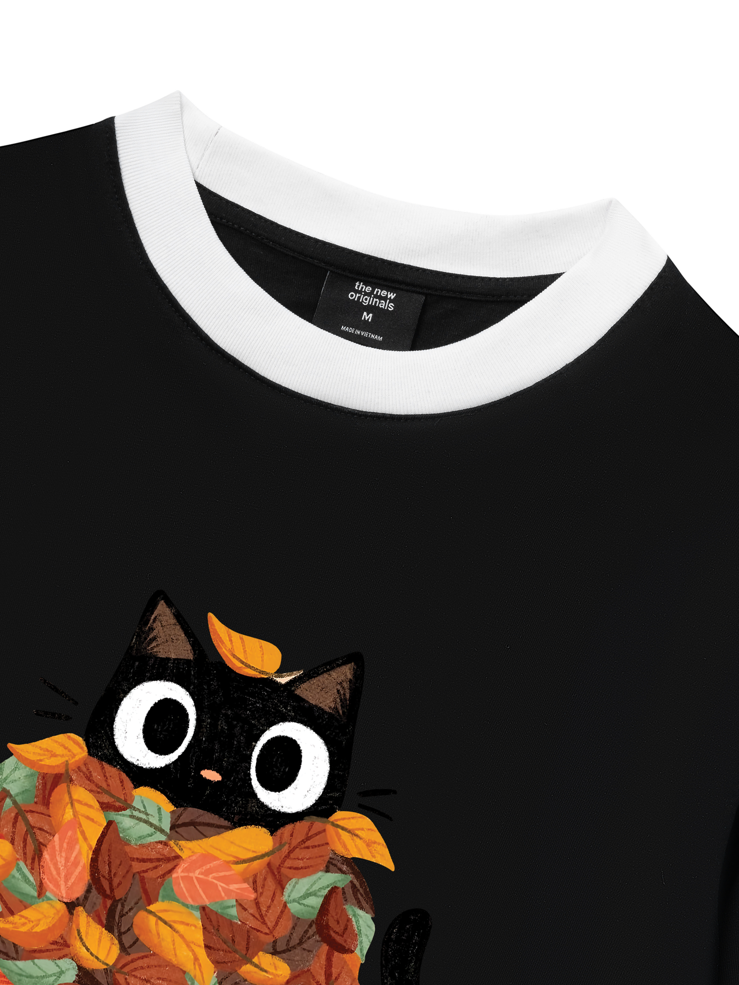 Áo Thun Ringer Relaxed Fit Purr-fect Autumn