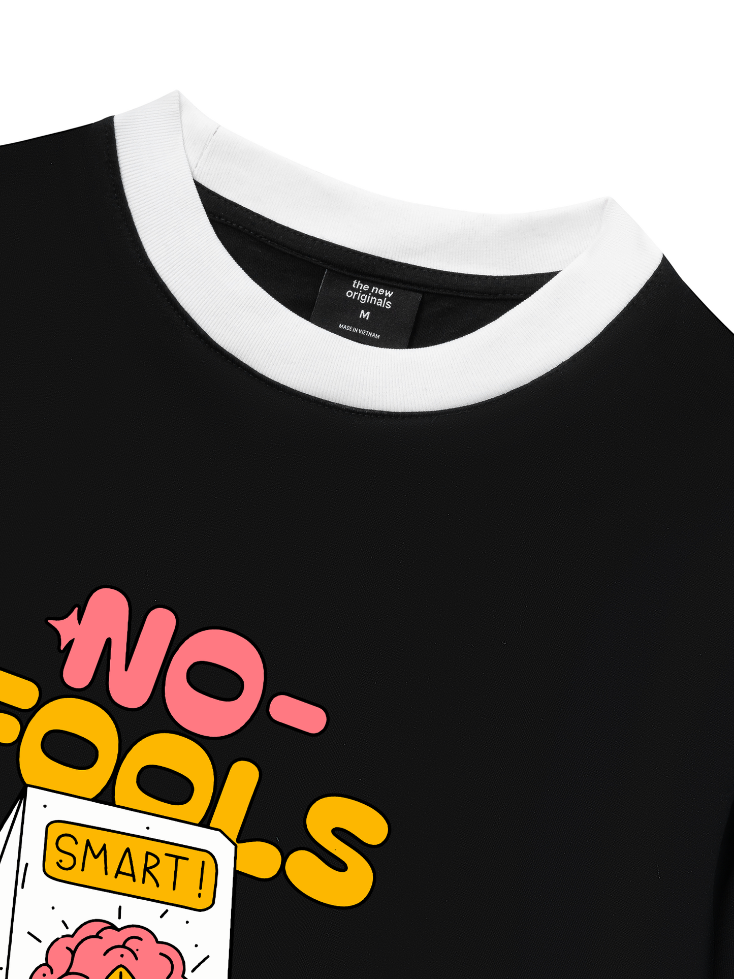 Áo Thun Ringer Relaxed Fit Be Bold No Fools Zone
