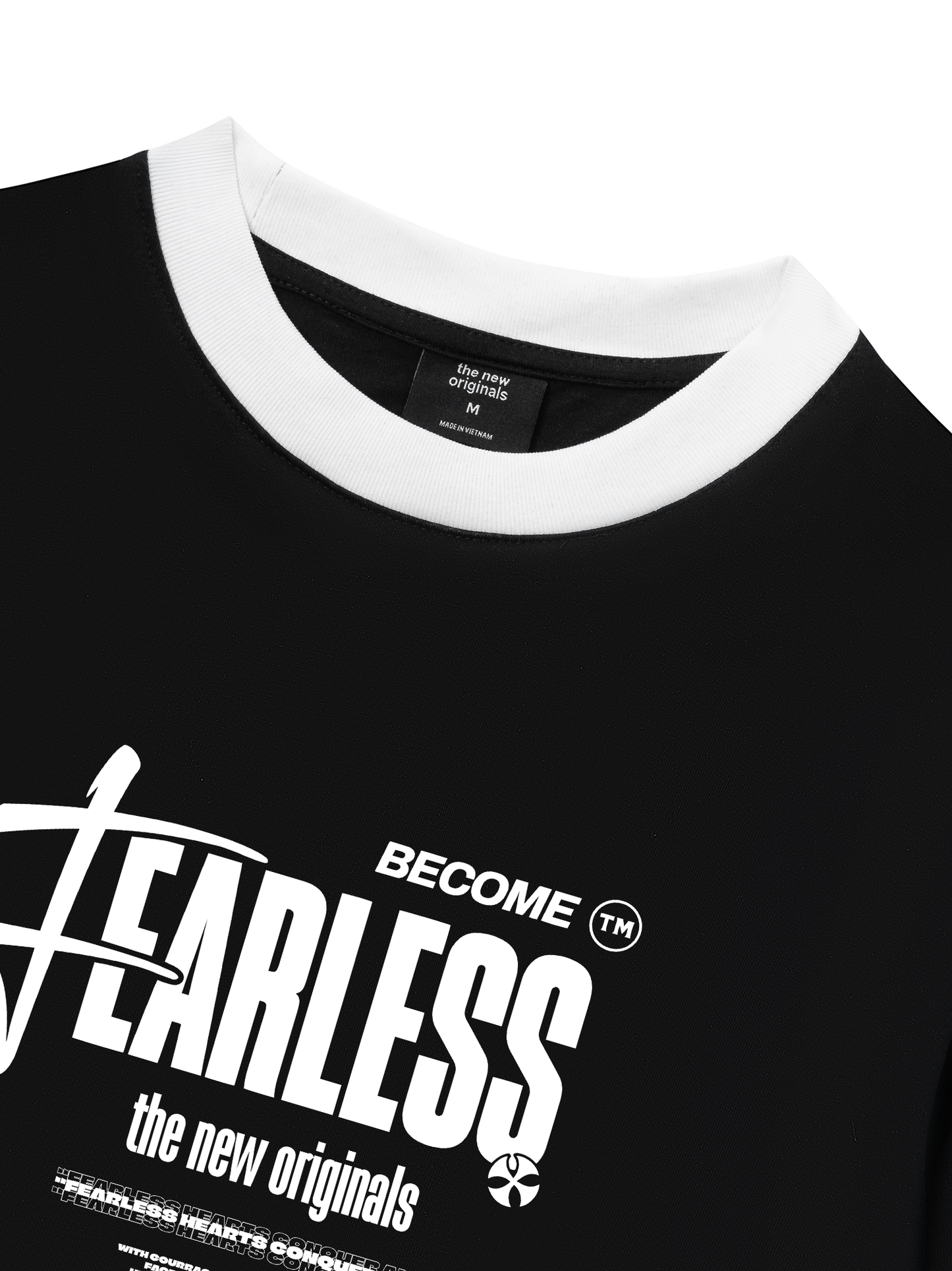 Áo Thun Ringer Relaxed Fit Be Bold Become Fearless