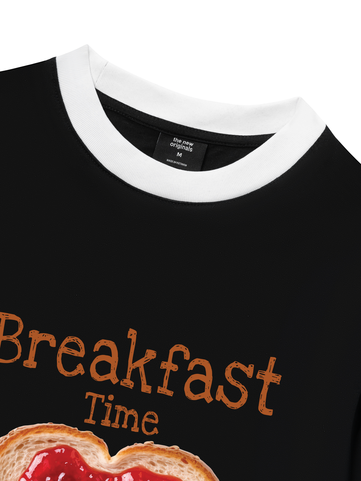 Áo Thun Ringer Relaxed Fit Breakfast Time