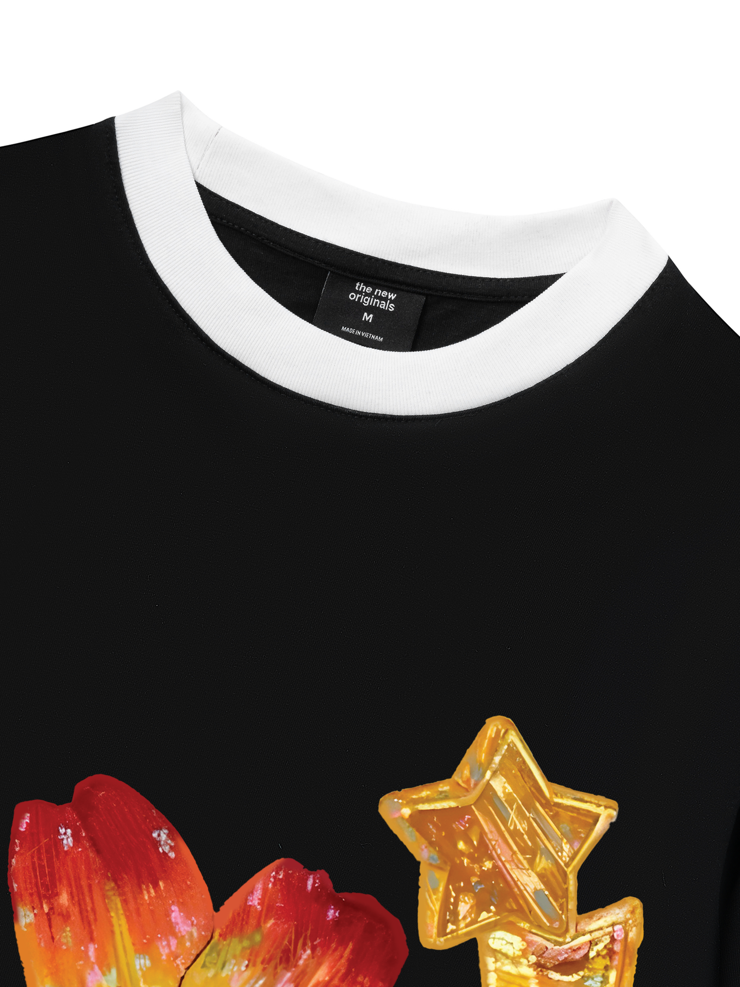 Áo Thun Ringer Relaxed Fit Blooming in the Stars