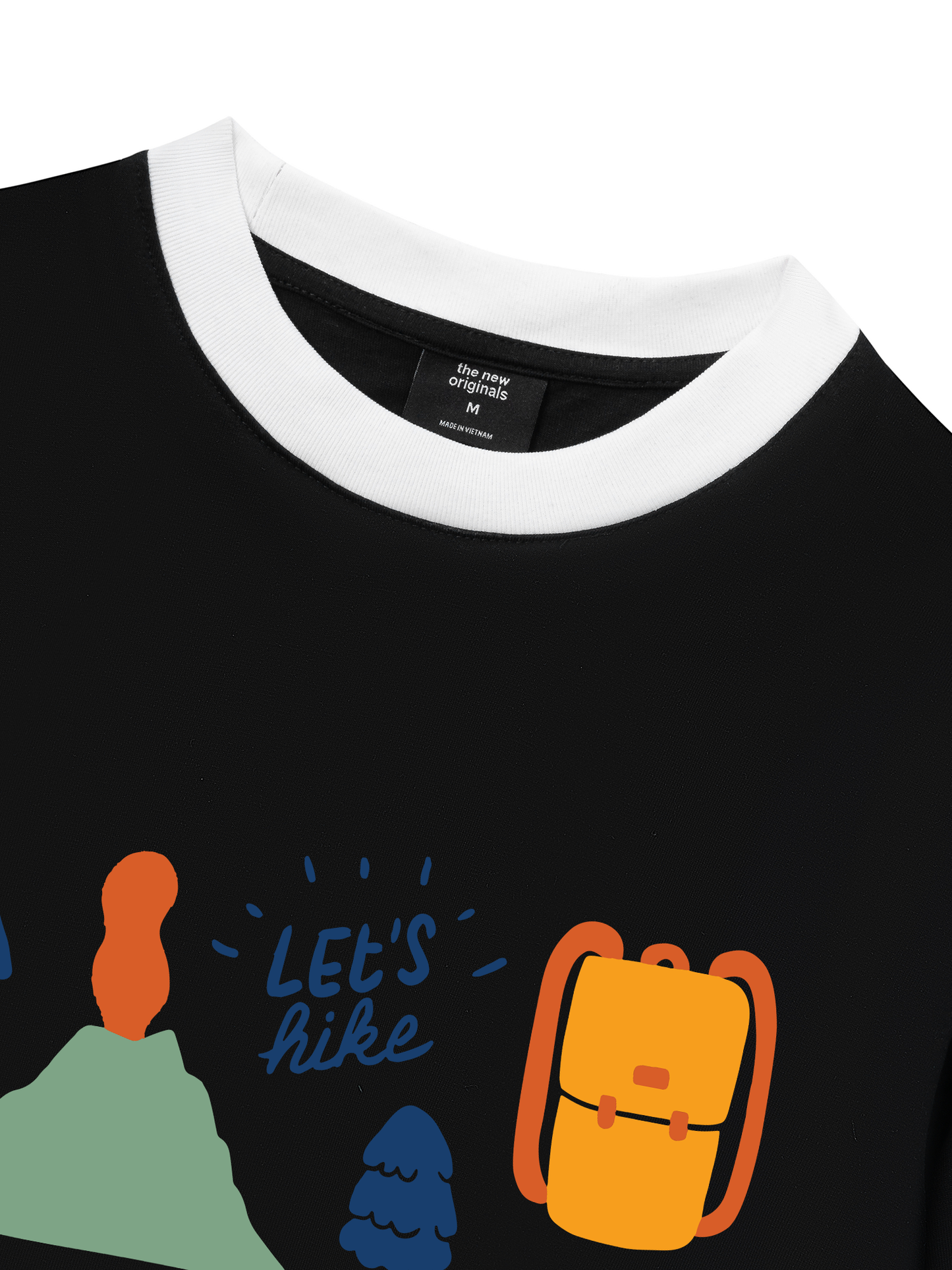 Áo Thun Ringer Relaxed Fit Go Out Let_s Hike