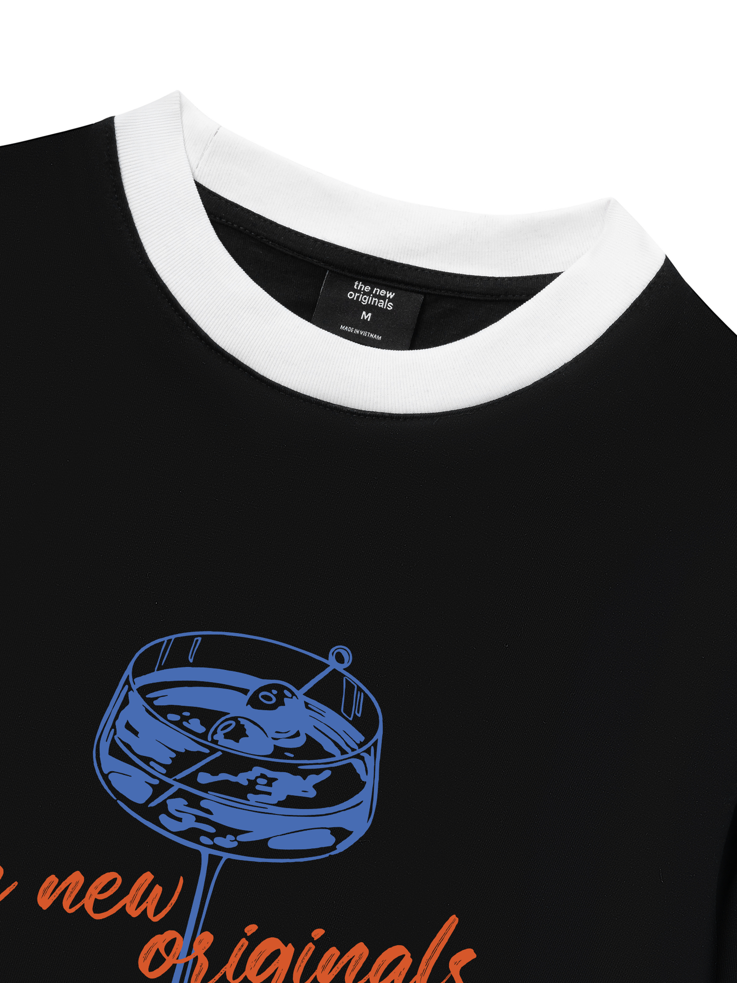 Áo Thun Ringer Relaxed Fit drink up