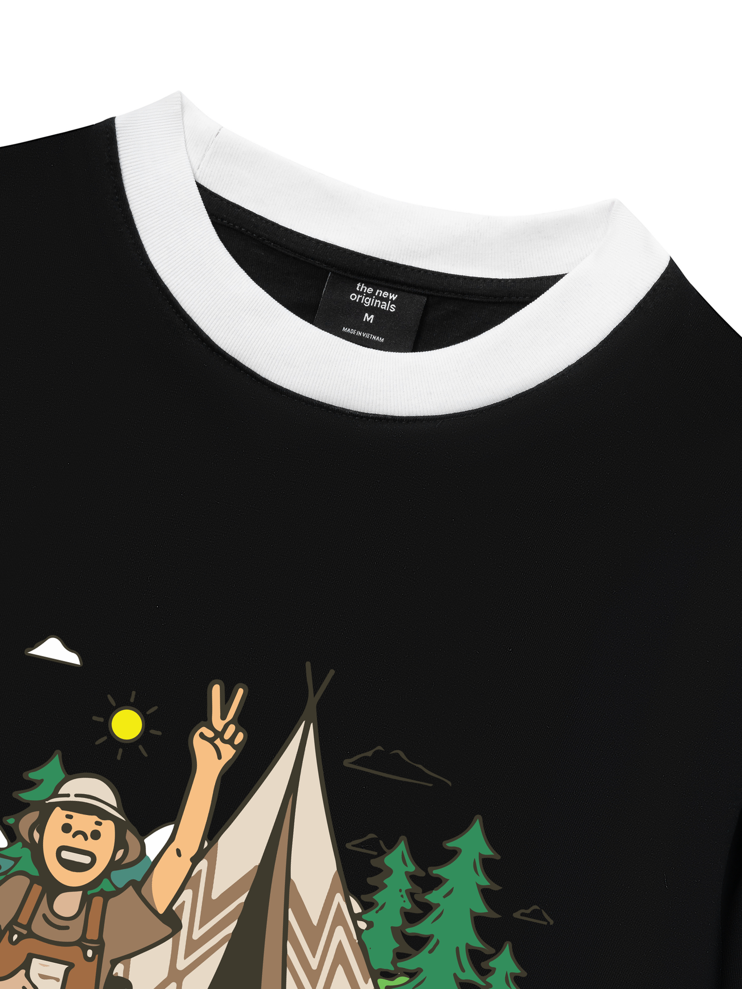 Áo Thun Ringer Relaxed Fit Camplife Original