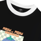 Áo Thun Ringer Relaxed Fit Animal Meow