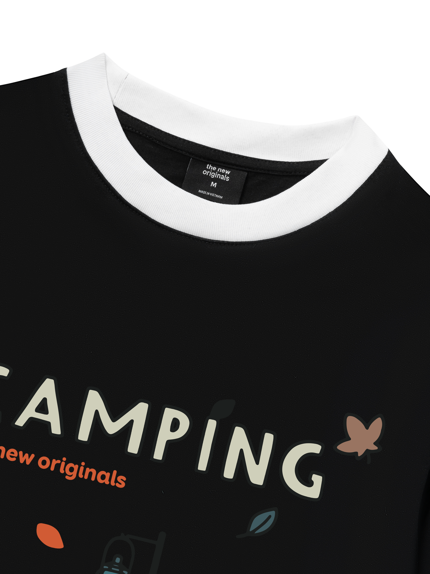 Áo Thun Ringer Relaxed Fit Go Camping