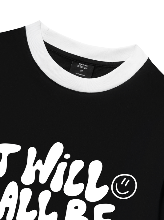 Áo Thun Ringer Relaxed Fit It Will All Be Alright