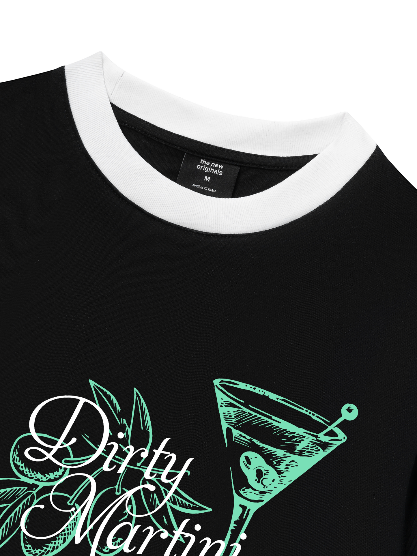 Áo Thun Ringer Relaxed Fit Fresh Dirty Martini