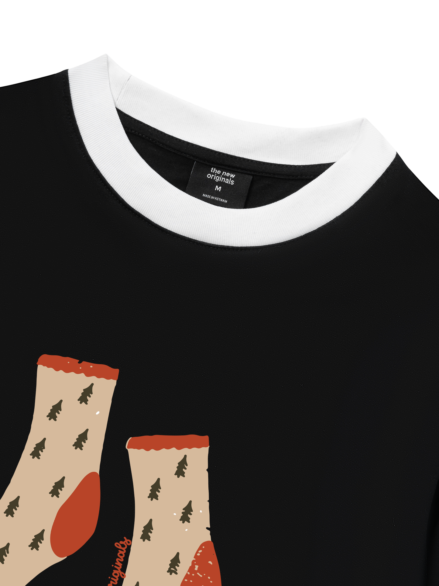 Áo Thun Ringer Relaxed Fit Autumn Vibes Magic Time