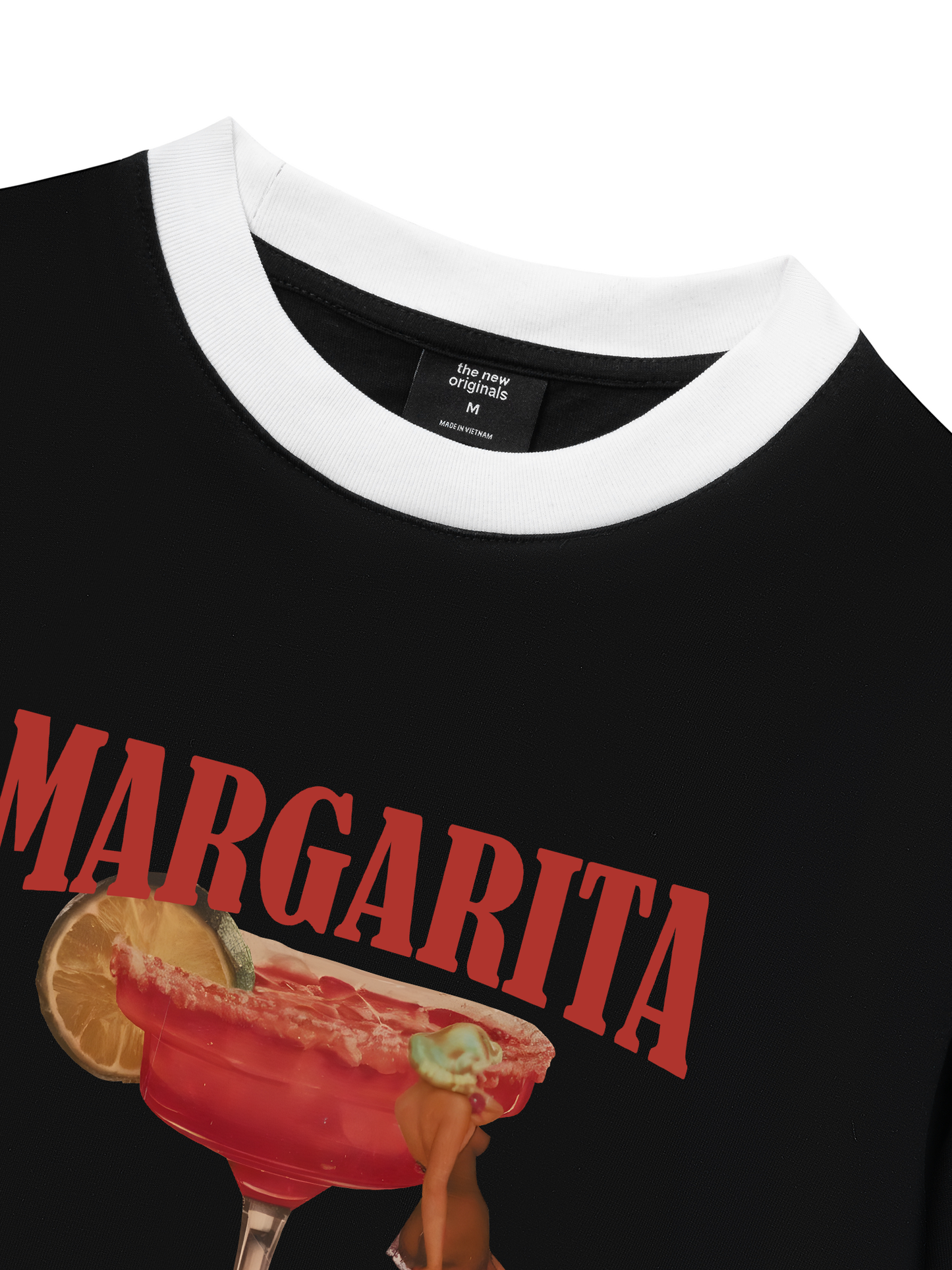 Áo Thun Ringer Relaxed Fit Fresh Margarita Retro