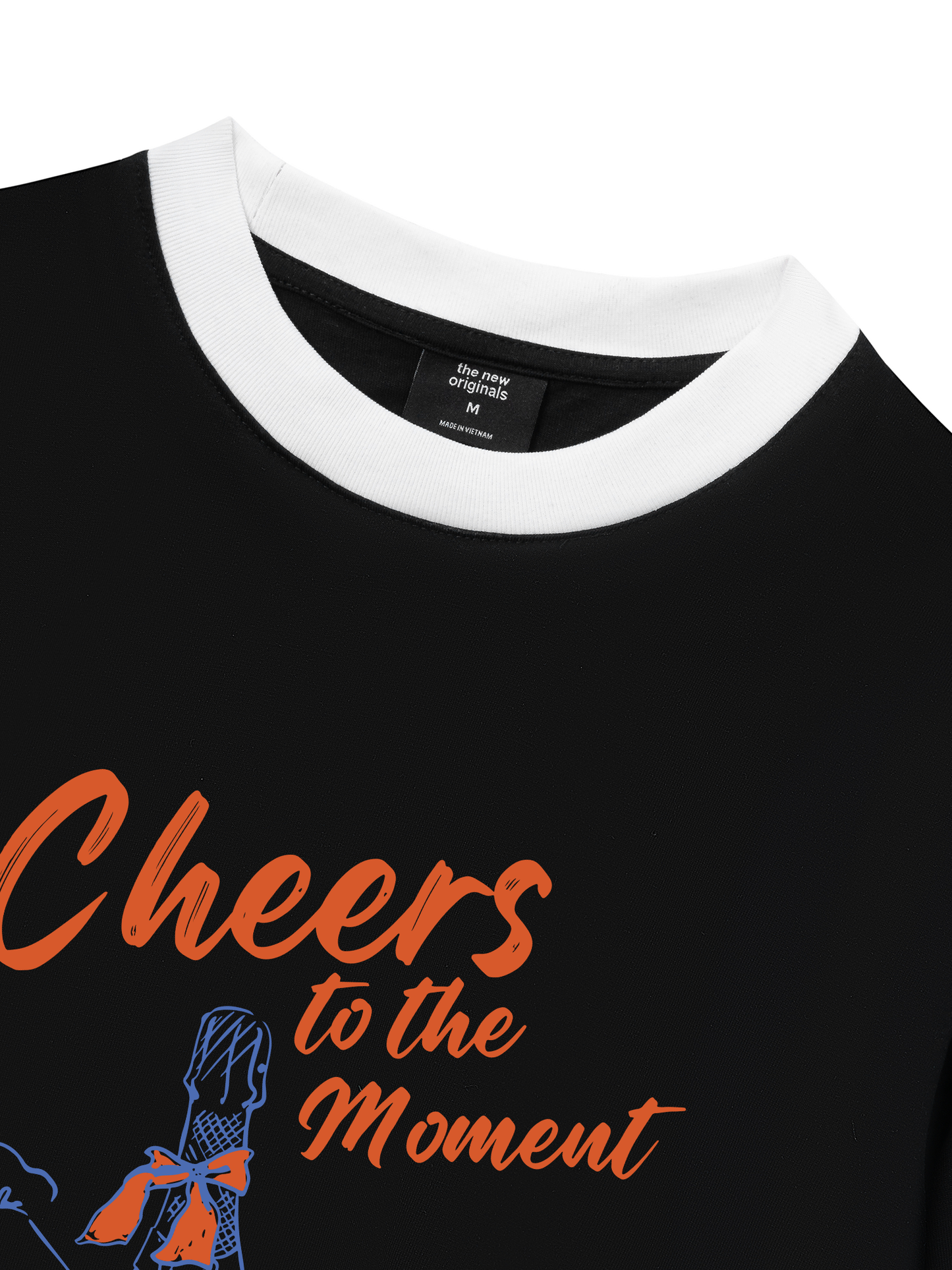 Áo Thun Ringer Relaxed Fit cheer to the moment