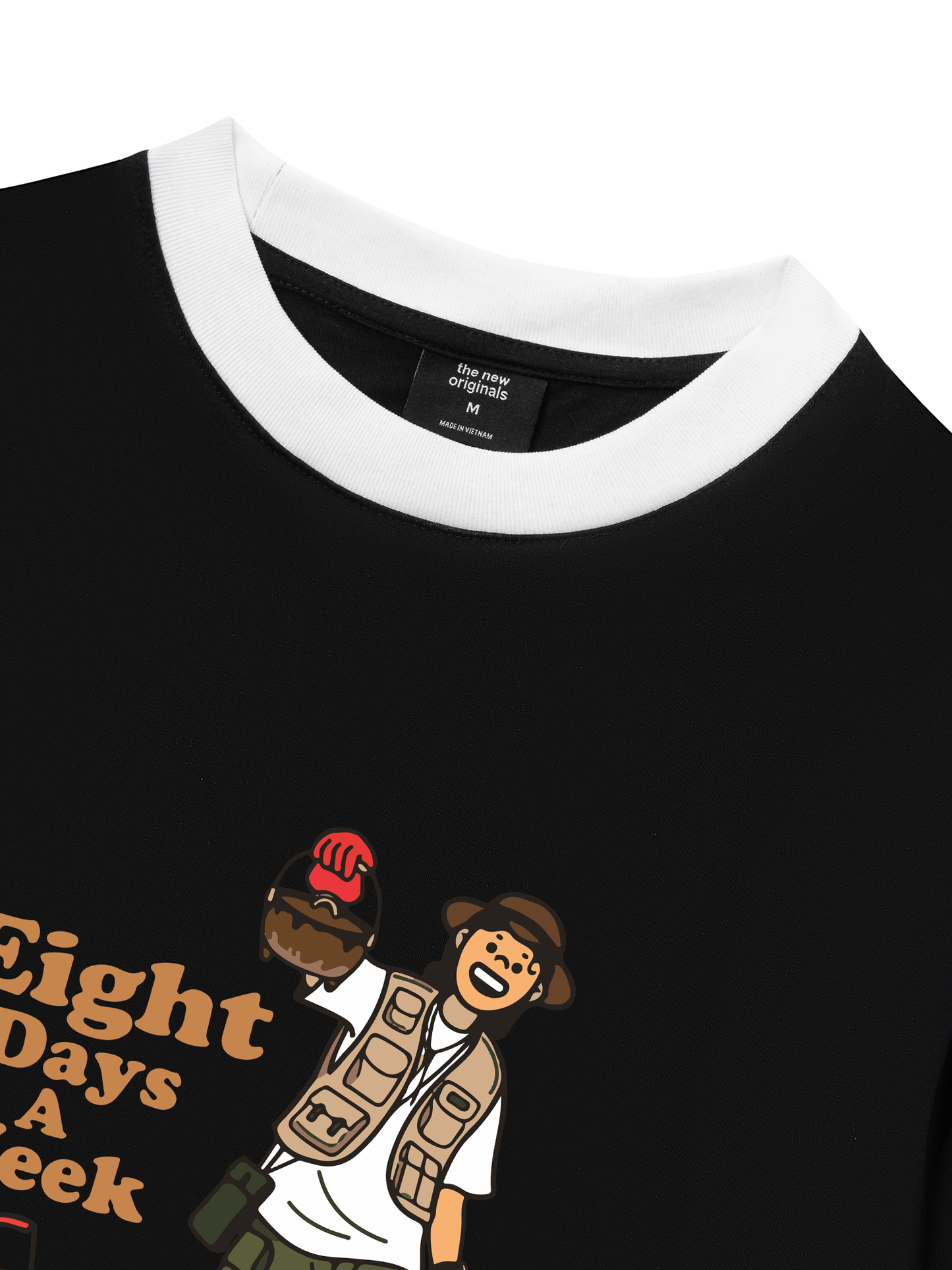 Áo Thun Ringer Relaxed Fit Go Out Eight Days A Week
