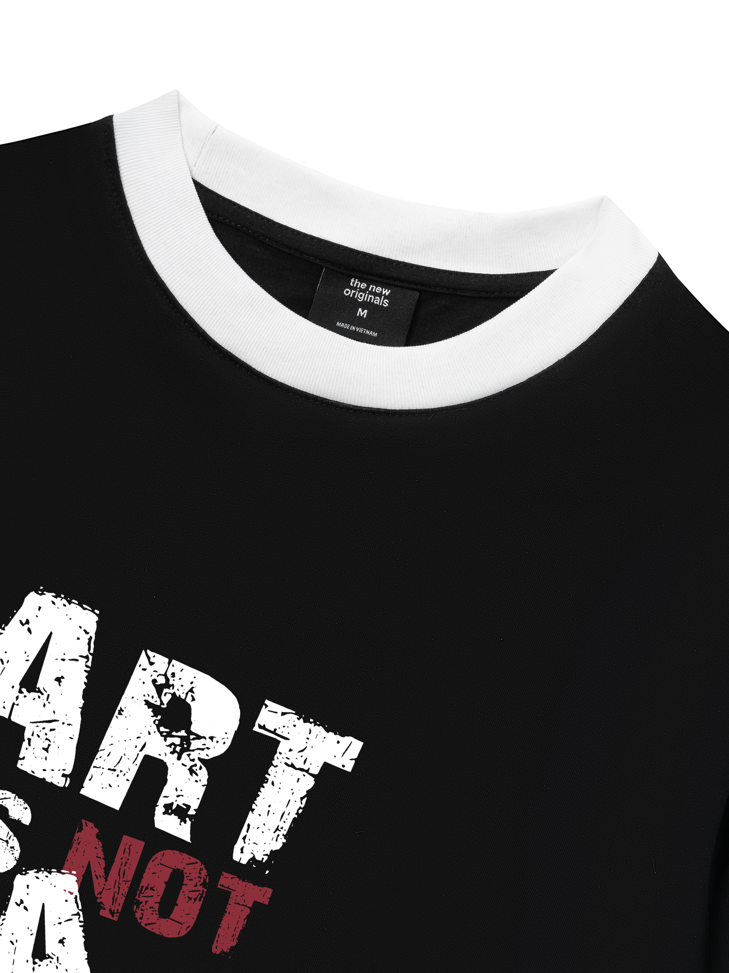 Áo Thun Ringer Relaxed Fit Be Bold Art Is Not A Crime