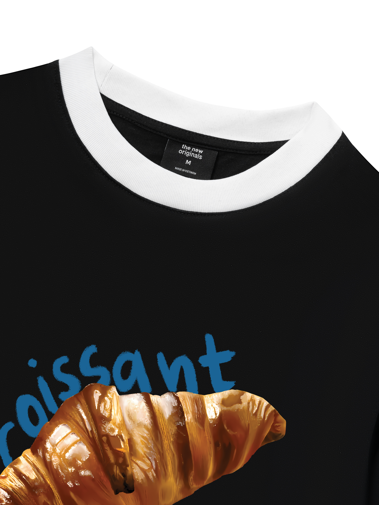 Áo Thun Ringer Relaxed Fit Sweet Patry Croissant