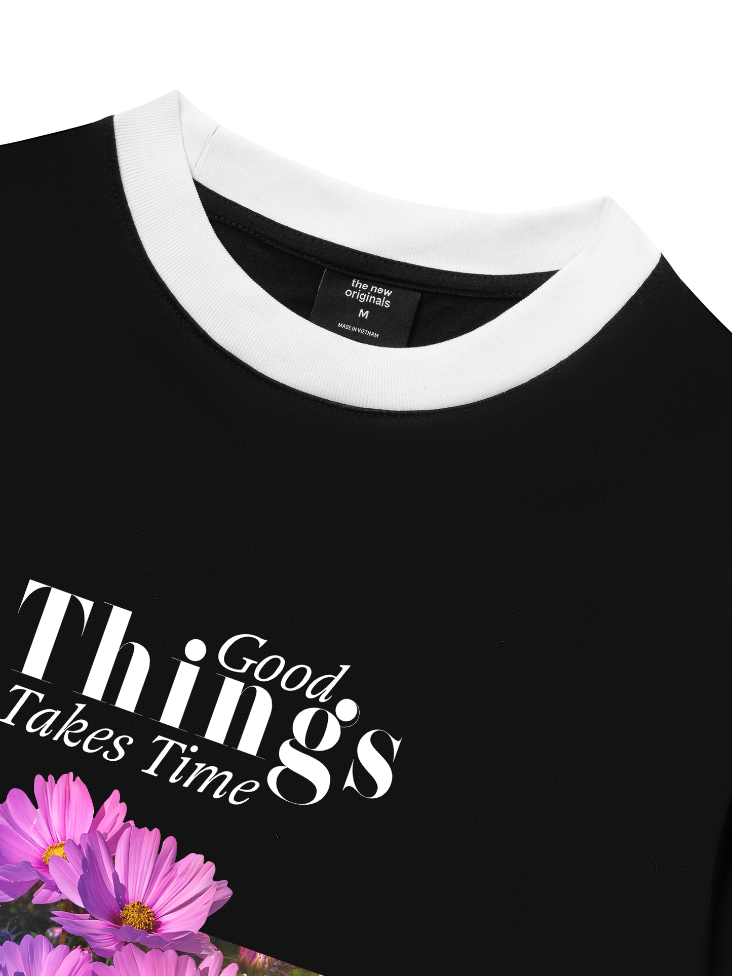 Áo Thun Ringer Relaxed Fit Good Things Take Time