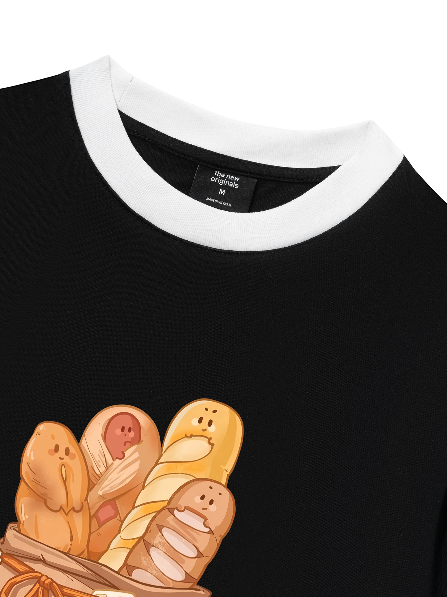 Áo Thun Ringer Relaxed Fit Love Bread