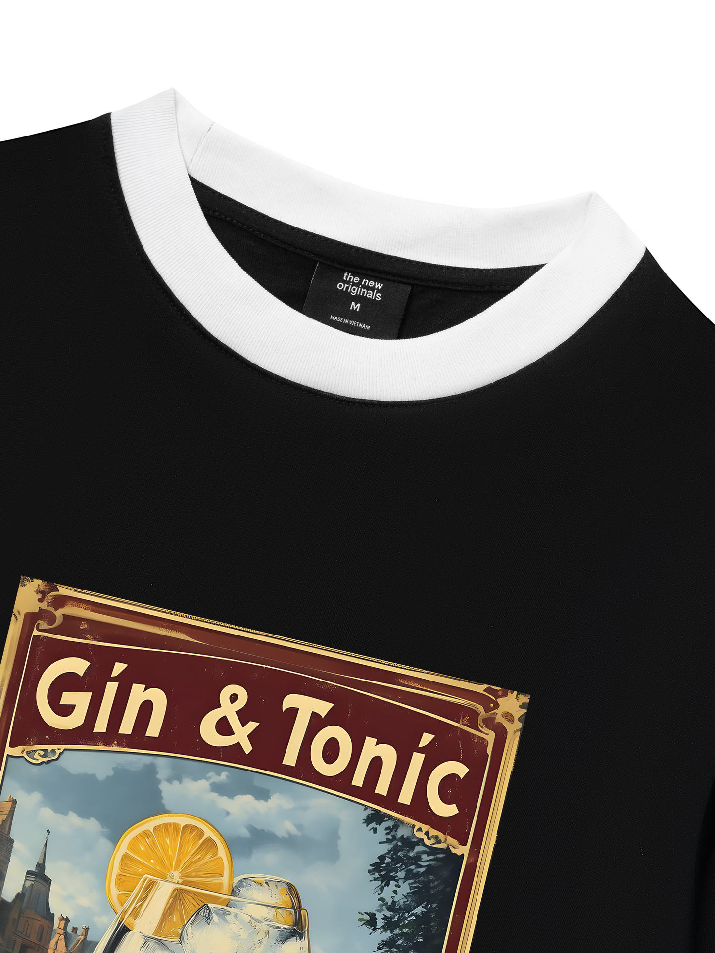 Áo Thun Ringer Relaxed Fit Fresh Gin And Tonic