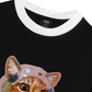 Áo Thun Ringer Relaxed Fit Crazy Cat