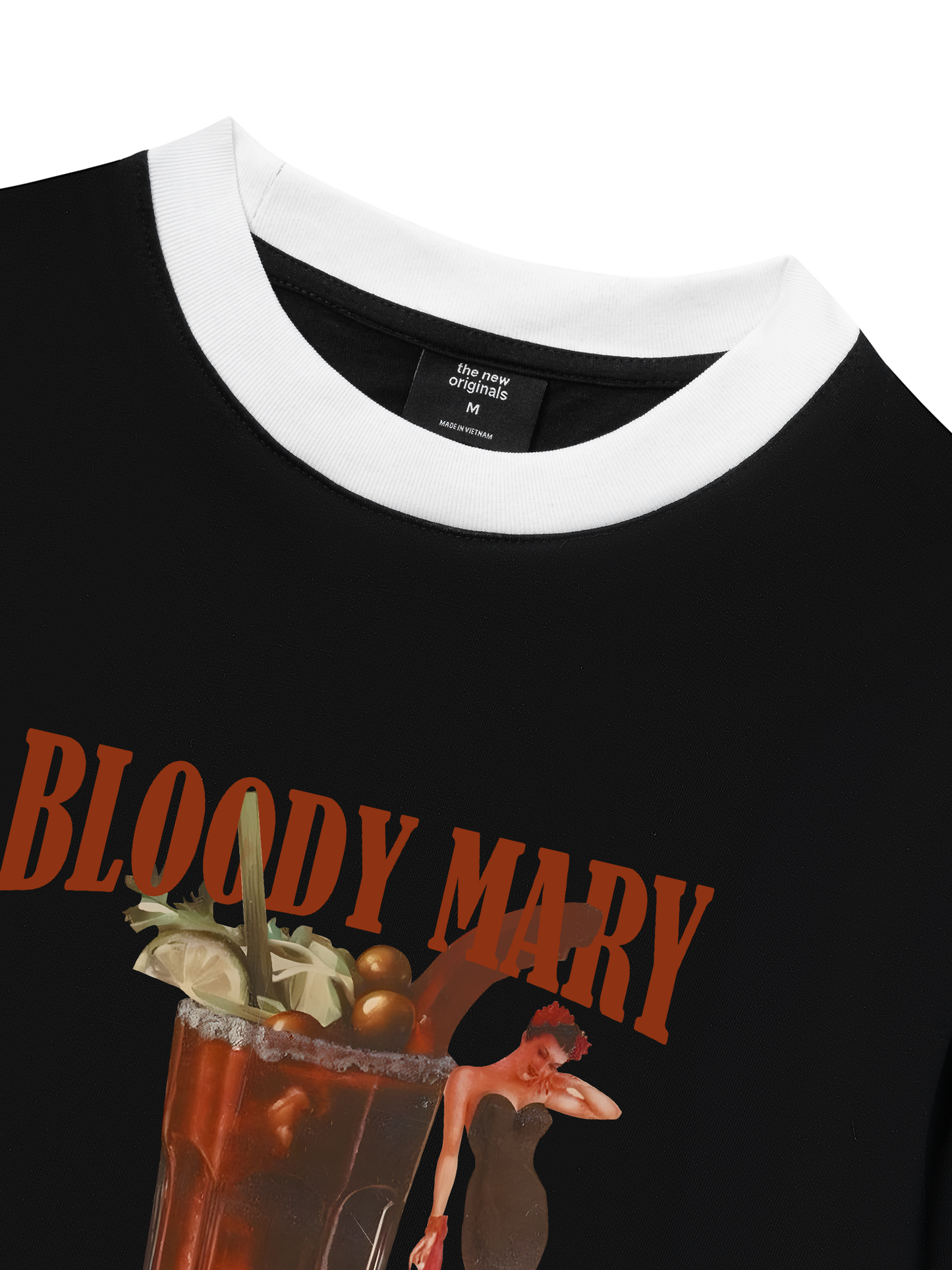 Áo Thun Ringer Relaxed Fit Fresh Bloody Mary