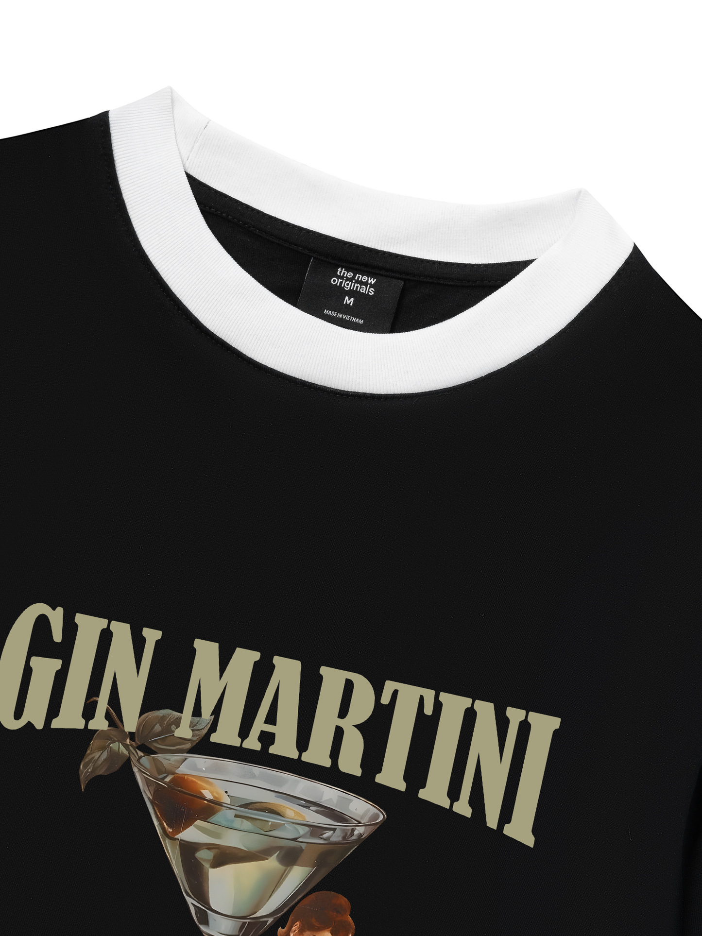 Áo Thun Ringer Relaxed Fit Fresh Gin Martini