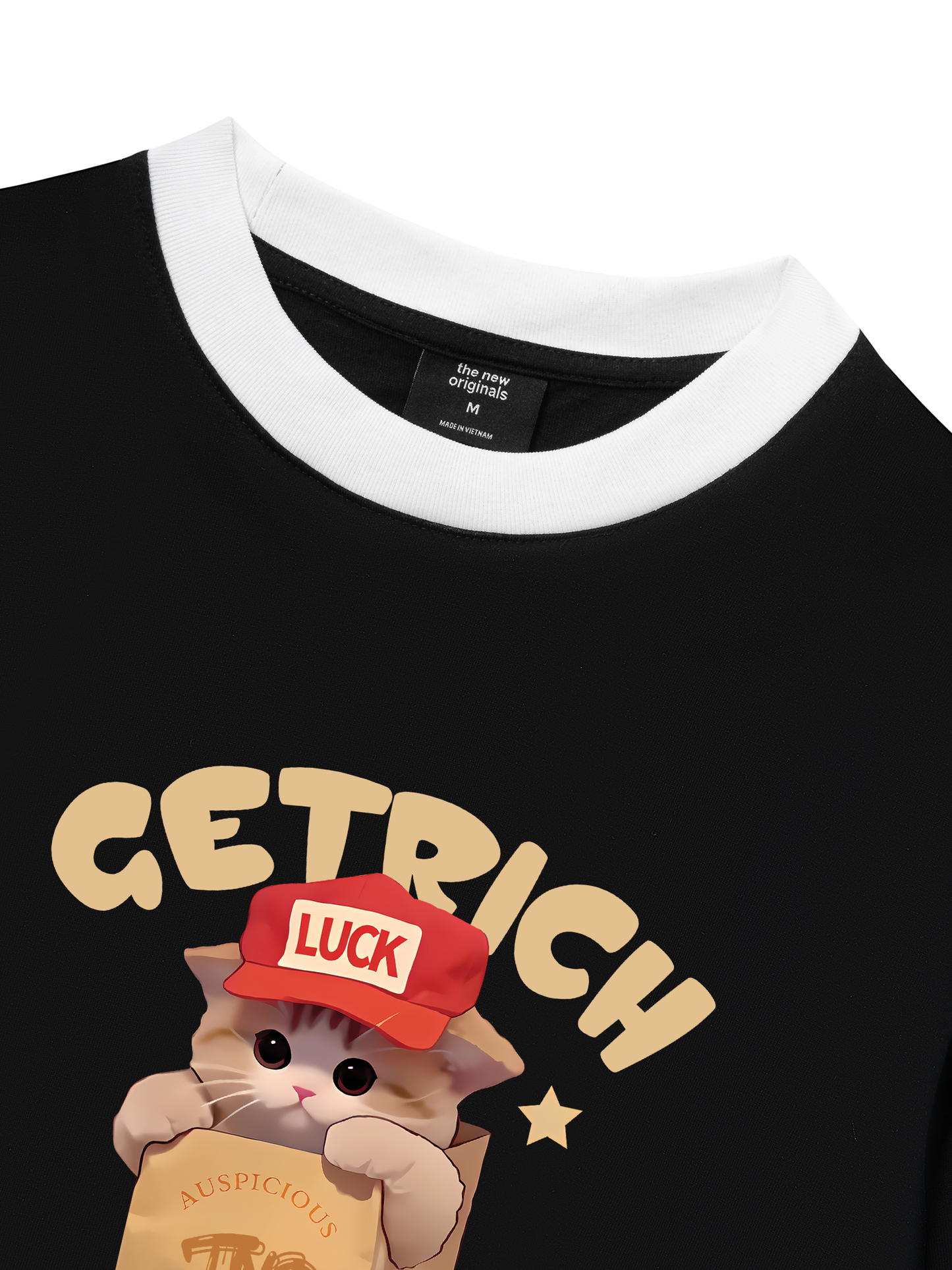 Áo Thun Ringer Relaxed Fit Animal Couple For Girl