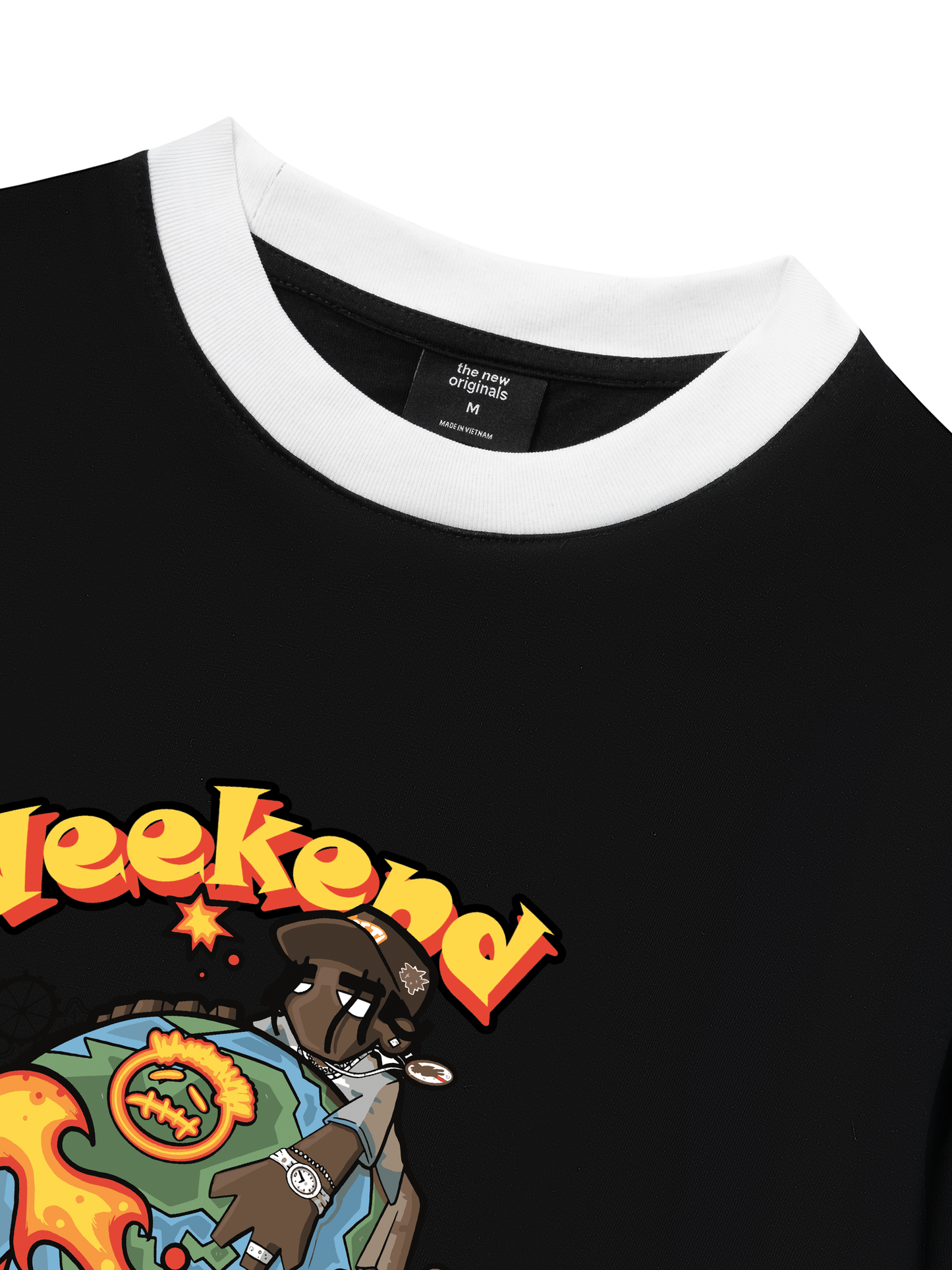 Áo Thun Ringer Relaxed Fit Weekend On Fire