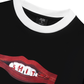 Áo Thun Ringer Relaxed Fit Teeth Zip Classic