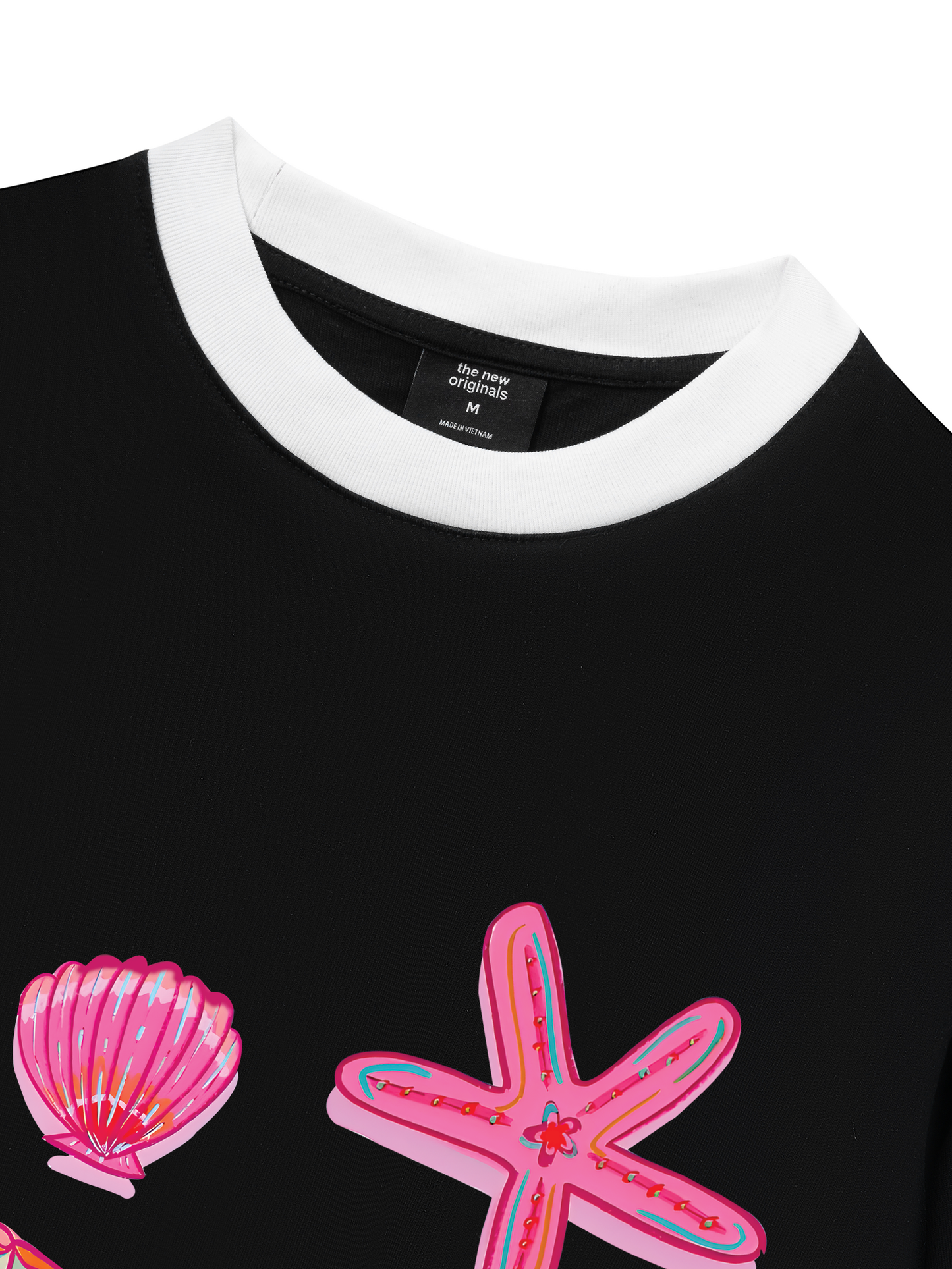 Áo Thun Ringer Relaxed Fit Suummer Vibes Sea Life