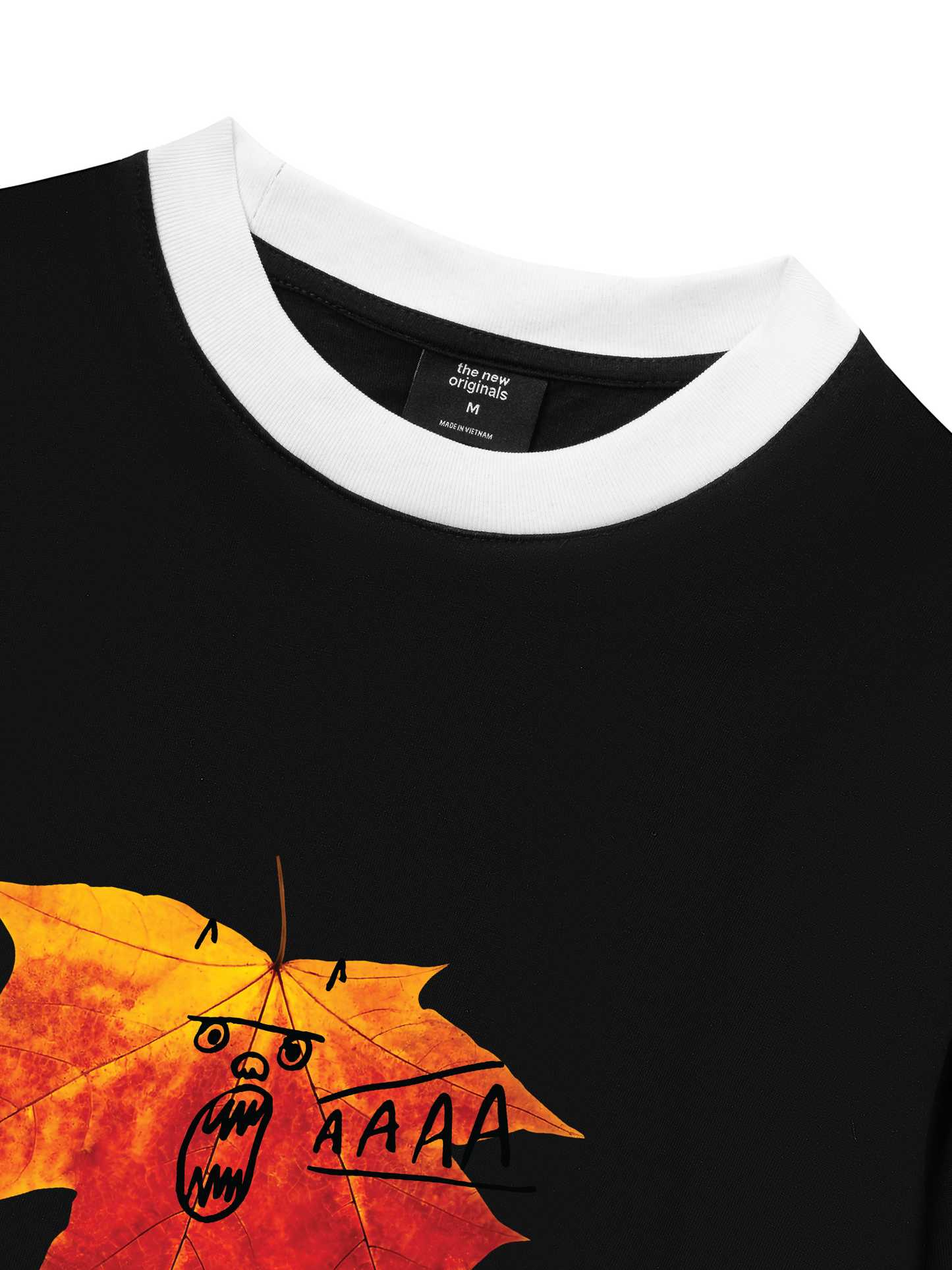Áo Thun Ringer Relaxed Fit Maple Leaf