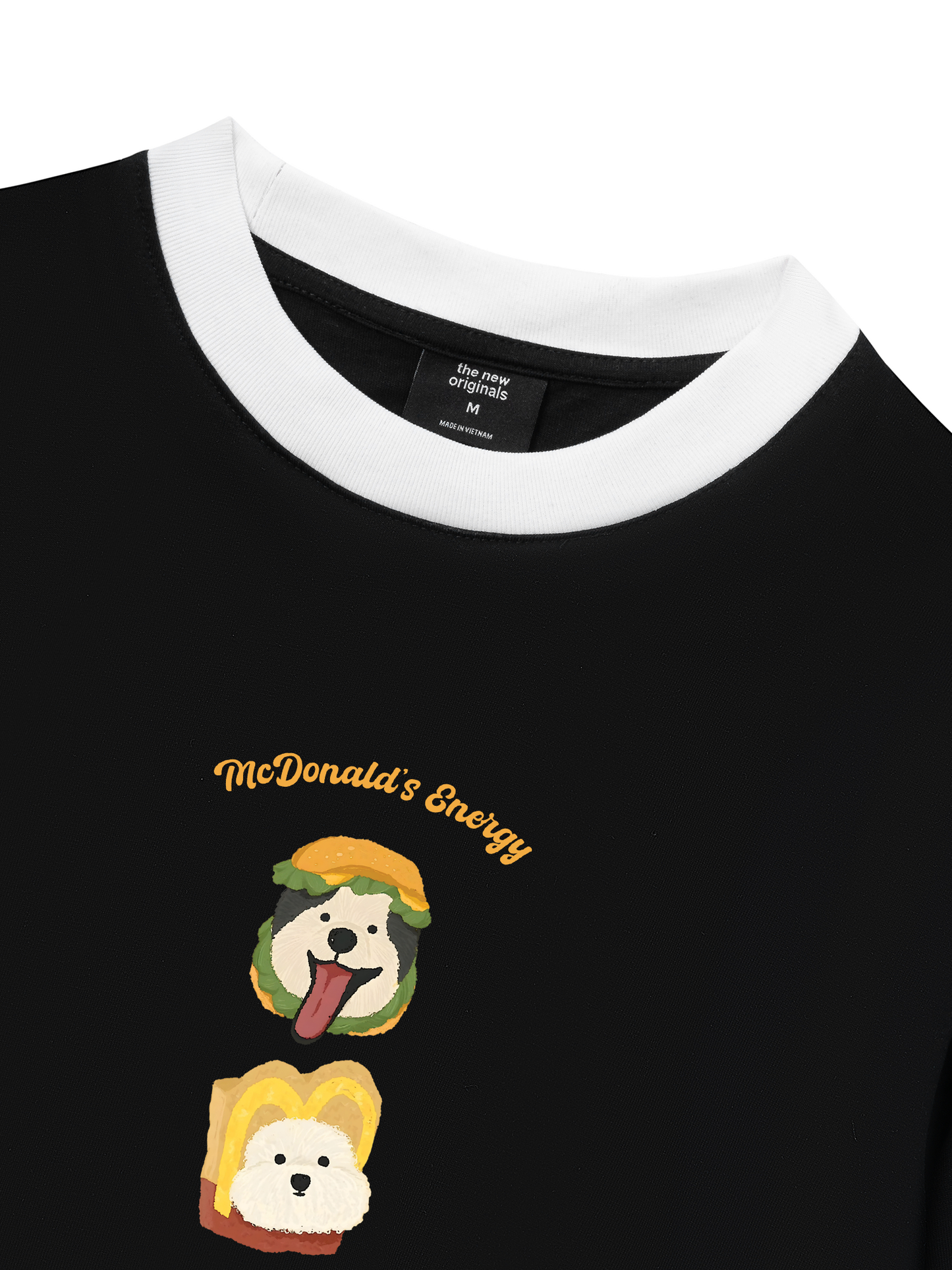 Áo Thun Ringer Relaxed Fit McDonal Energy