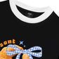 Áo Thun Ringer Relaxed Fit Sweet Pastry BLue Plaid Bow