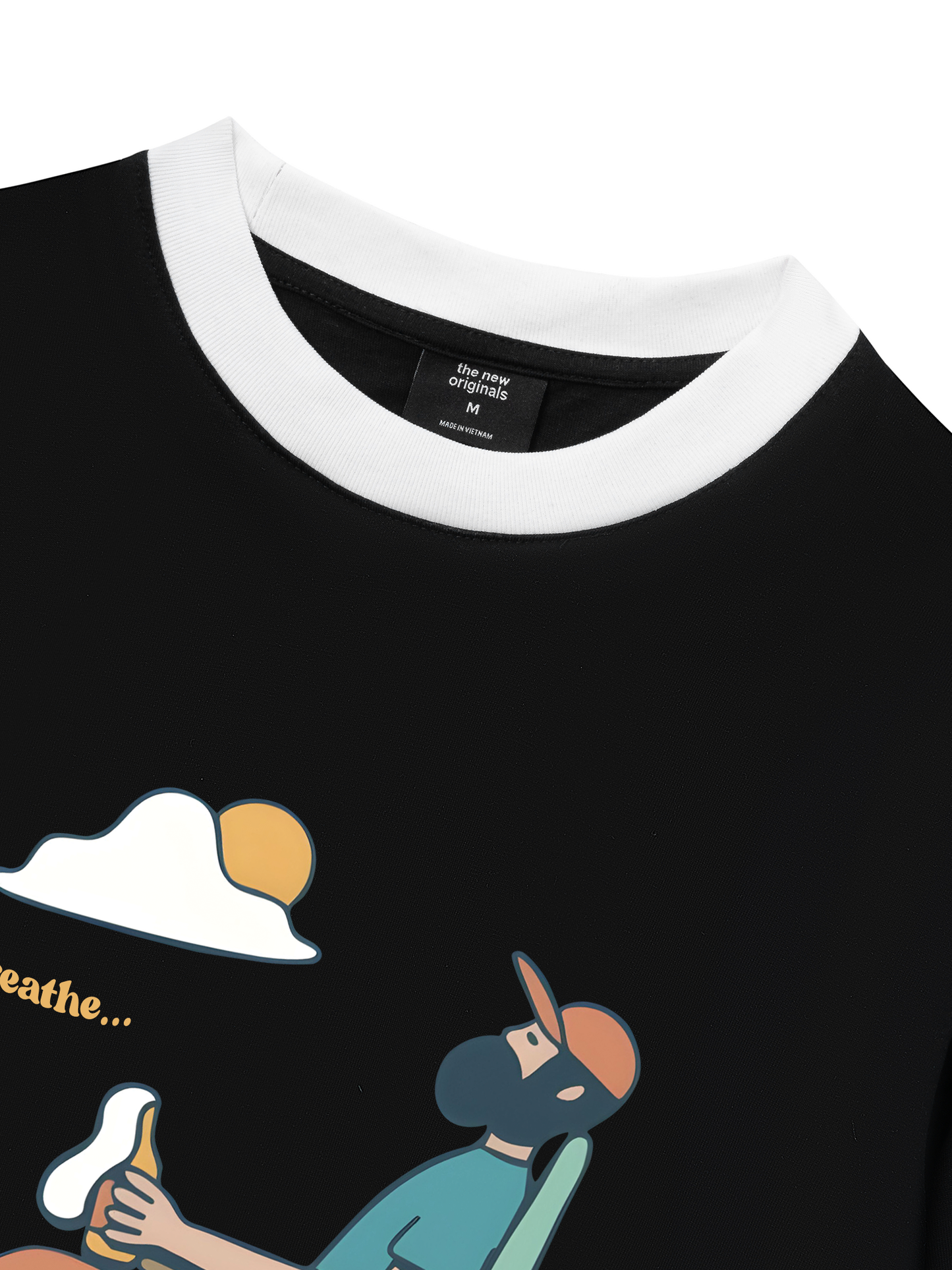 Áo Thun Ringer Relaxed Fit Let_s breathe