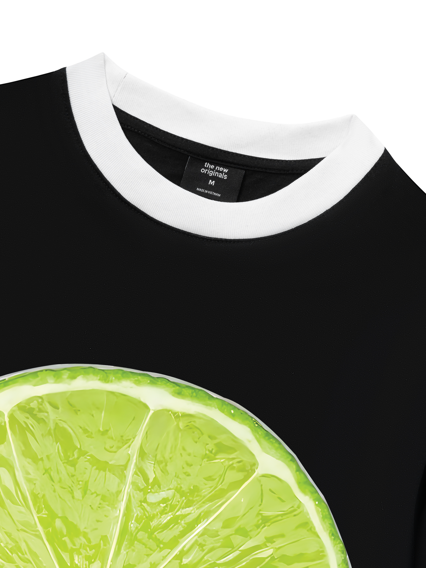 Áo Thun Ringer Relaxed Fit Summer Vibes Lemon