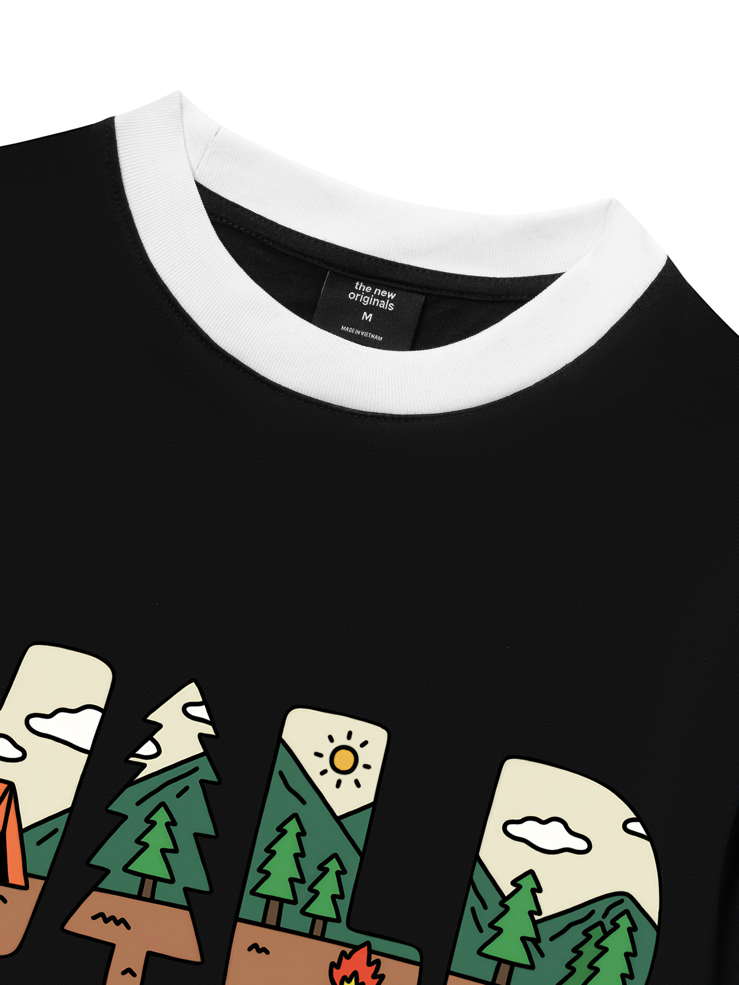 Áo Thun Ringer Relaxed Fit WILD
