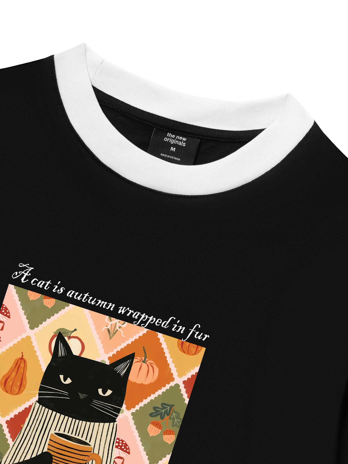 Áo Thun Ringer Relaxed Fit  A Cat