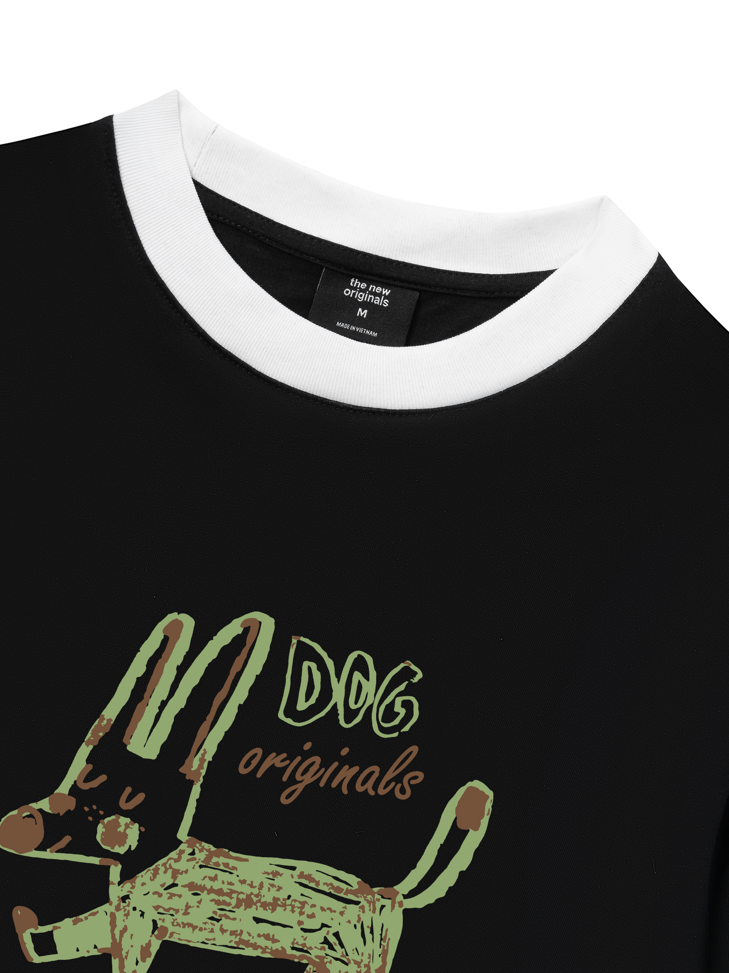 Áo Thun Ringer Relaxed Fit Dog Originals