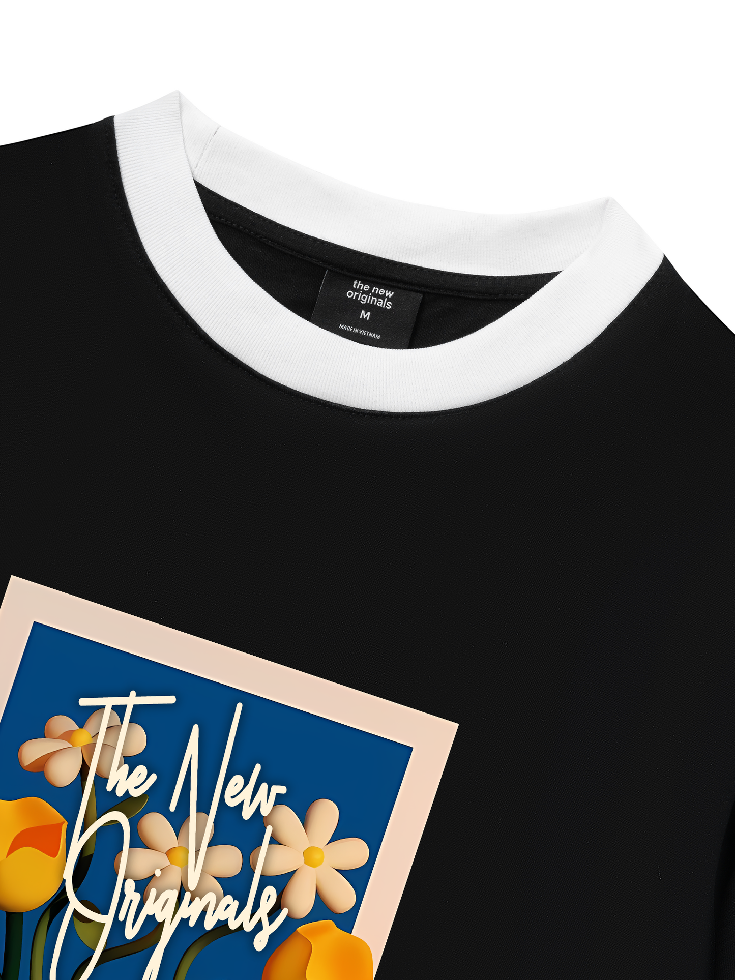 Áo Thun Ringer Relaxed Fit Be Bold Wellcome Happiness